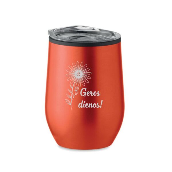 DOUBLE WALL TRAVEL MUG ,,Geros dienos,,