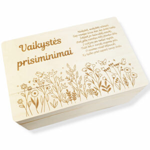Memory box ,,Vaikystes prisiminimai,,
