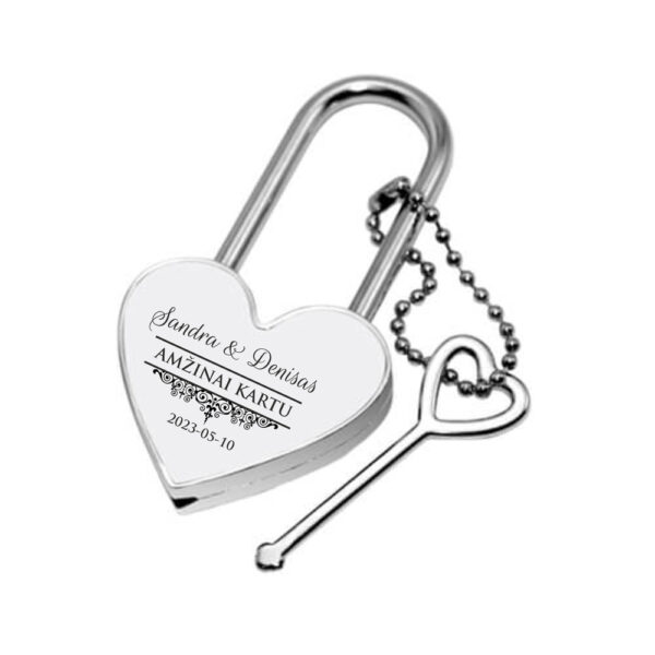 Personalised Engraved Padlock,,Amzinai kartu,,