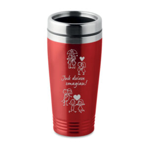 Travel Thermal cups ,,Juk dviese smagiau,,