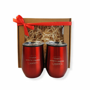 DOUBLE WALL TRAVEL MUG SET  ,,Geriausias Kriksto mamyte\tevelis pasaulyje,,