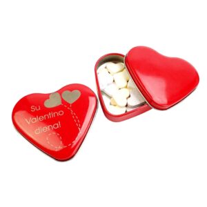 Small metal candy box ,,Su Valentino diena,,