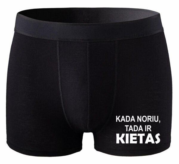 Men's Boxer Shorts ,,Kada noriu,tada ir kietas..