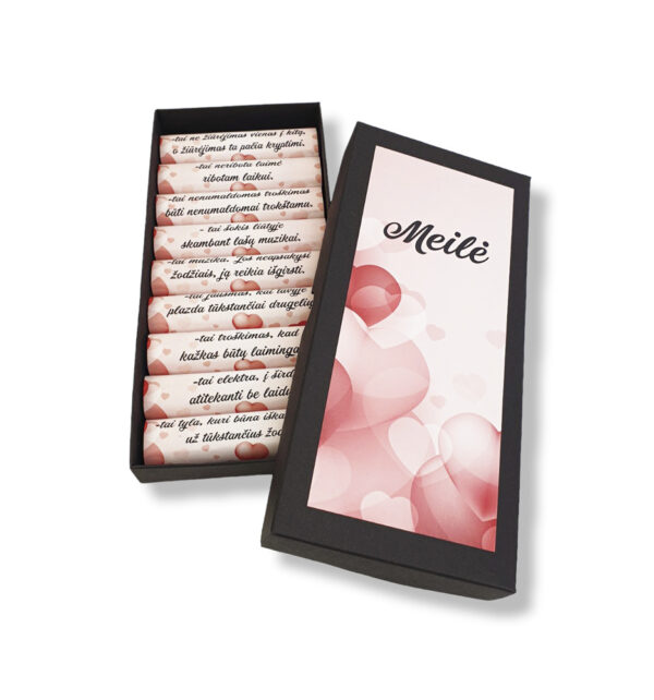 Mini chocolate set  ,,Meile-tai....,,