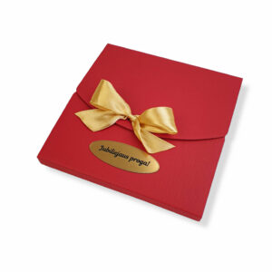CARDBOARD ENVELOPE FOR MONEY WITH RIBBON ,,Jubiliejaus proga,,