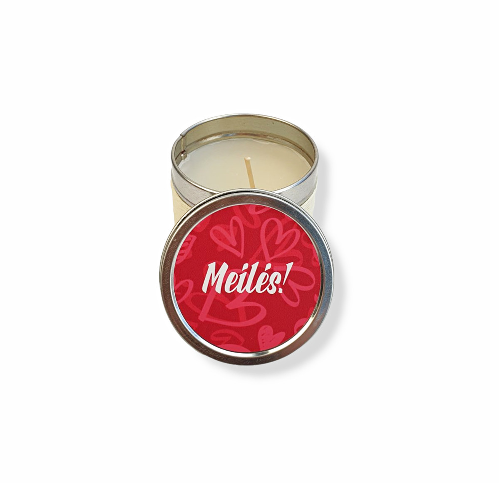 Soy Wax Candle ,,Meiles,,