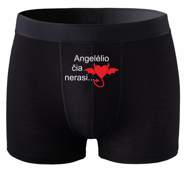 Men's Boxer Shorts ,,Angelelio cia nerasi,,