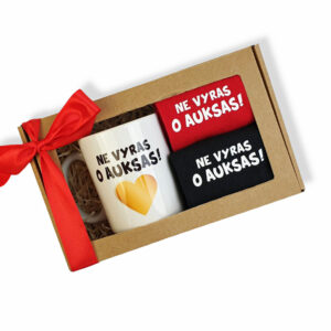 Gift set for men  ,,Ne vyras,o auksas,,
