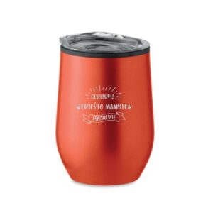 DOUBLE WALL TRAVEL MUG ,,Geriausia Kriksto  mamyte pasaulyje,,