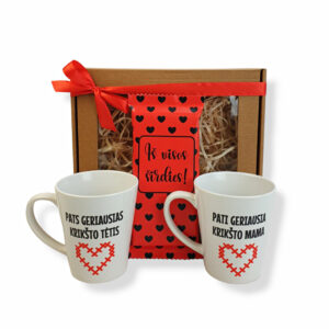 Gift set for Godparents ,,Is visos sirdies,,