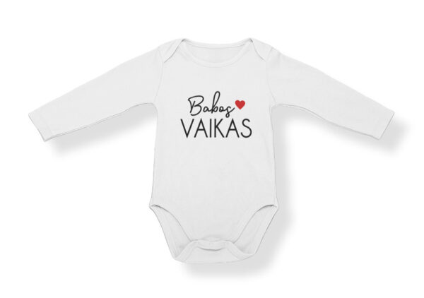 Baby vest Long sleeve ,,Babos vaikas,,