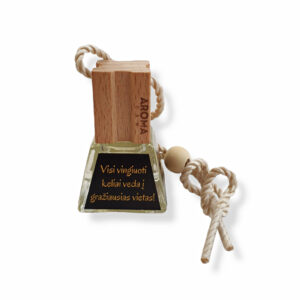 Car Diffuser/Air Freshener ,,Visi vingiuoti keliai veda i graziausias vietas,,