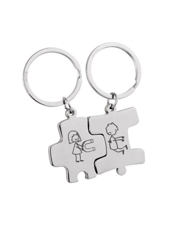 METAL PAIR OF KEY RINGS