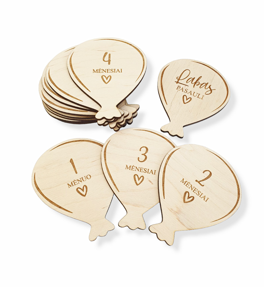 Baby Monthly Milestone Markers (One Month to One Year) 2 - Image 3