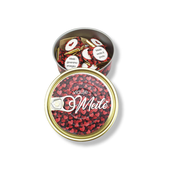 Gift canned ,,Viduje meile,,