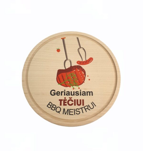 Cutting board ,,Geriausiam teciui bbq meistrui,,