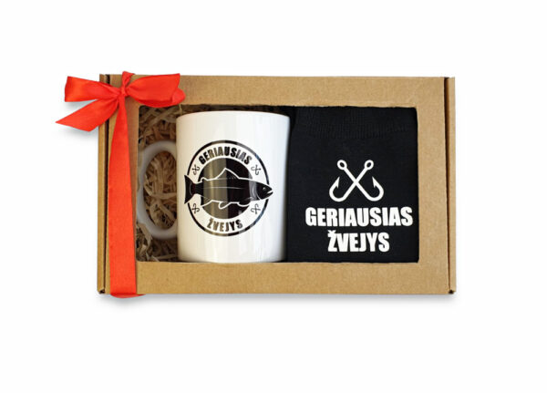 Gift set for men  ,,Geriausias zvejys,, - Image 2