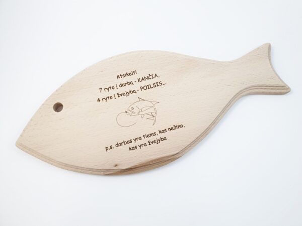 Cutting board ,,Darbas yra tiems..,,