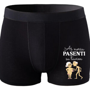 Men's Boxer Shorts ,,As noriu pasenti su tavim,,