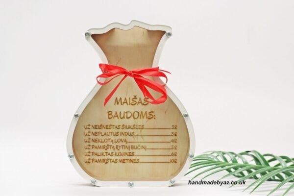 Piggy bank ,,Maisas baudoms,, (£)