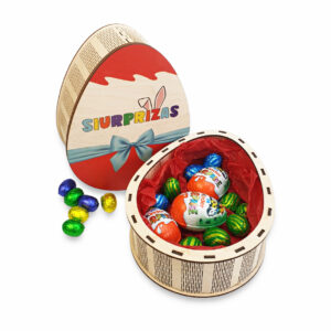Easter egg box with sweets,,Siurprizas,,