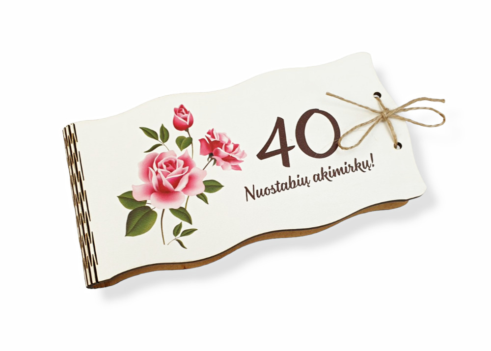 Money Envelope ,,40 NUOSTABIU AKIMIRKU ,, (ANY AGE)