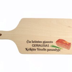 Cutting board ,,Cia lasinius pjausto geriausias Kriksto Tevelis pasaulyje,,