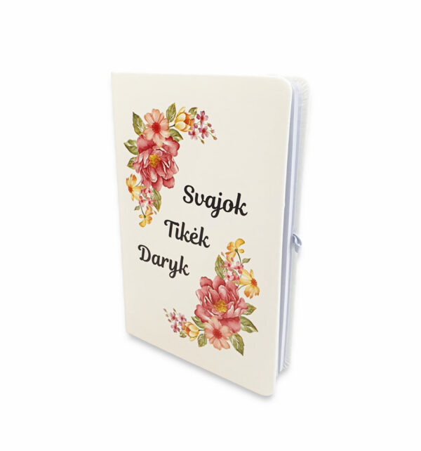 White Notebook ,,Svajok,tikek,daryk,,