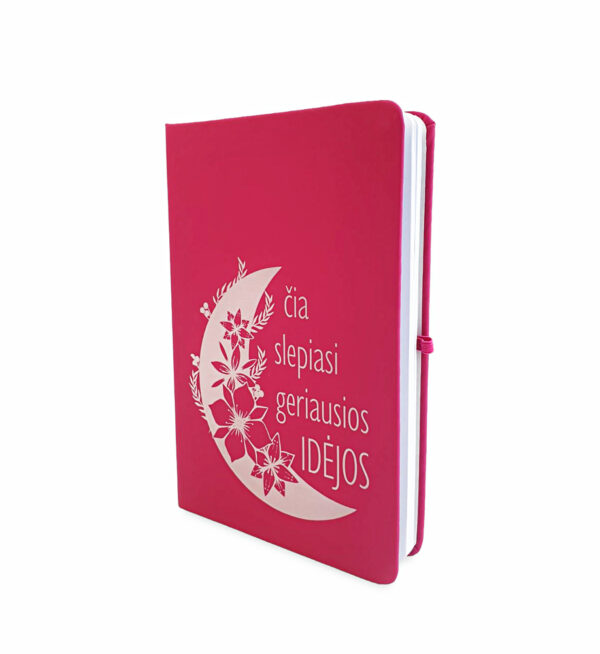 Pink Notebook ,,Cia slepiasi geriausios idejos,,
