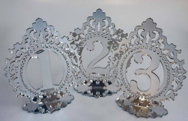 Mirror table number