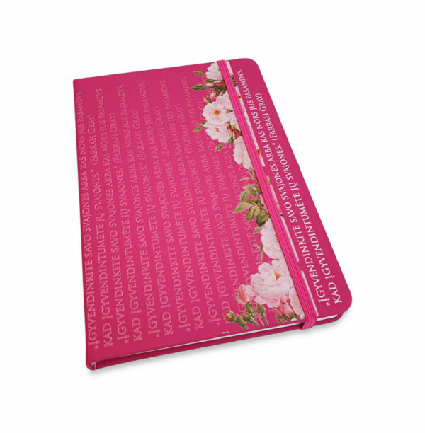 Pink Notebook ,,Igyvendinkite savo svajones,,