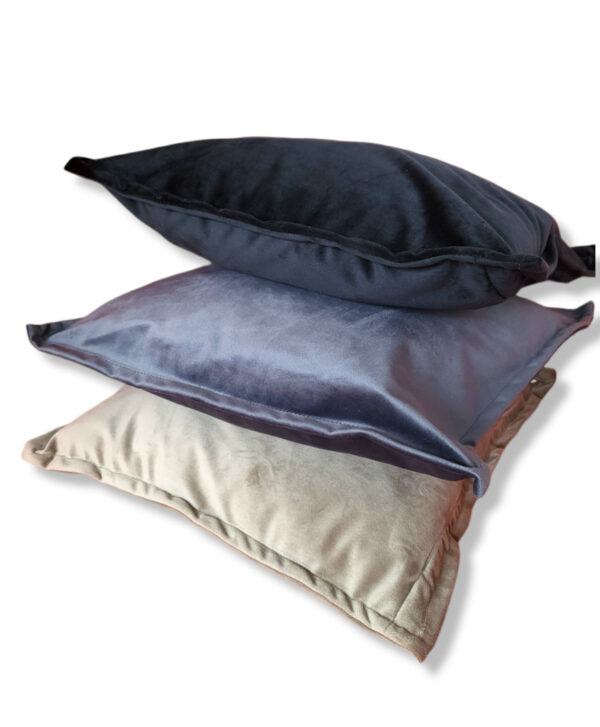 VELOR PILLOW  WITH FLOWER (ANY INITIALS) - Image 2