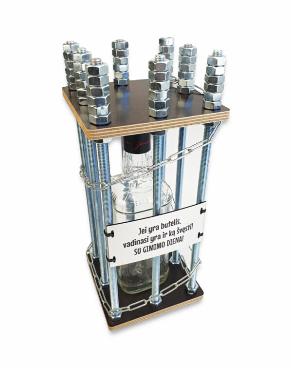 Metal Bottle Cage,,Jei yra butelis...,, - Image 2