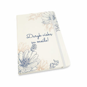 White Notebook ,,Daryk viska su meile,,