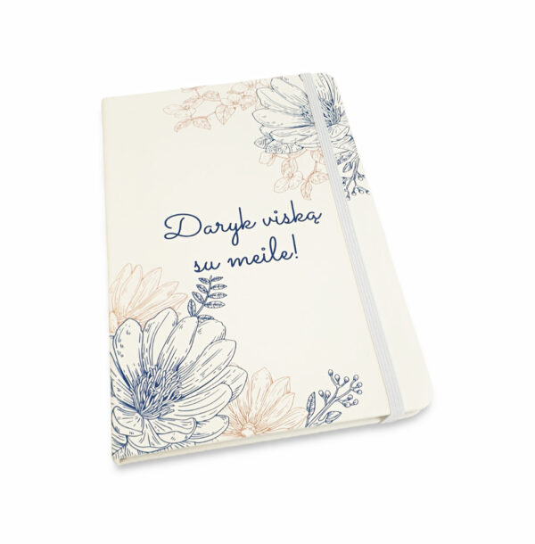 White Notebook ,,Daryk viska su meile,,