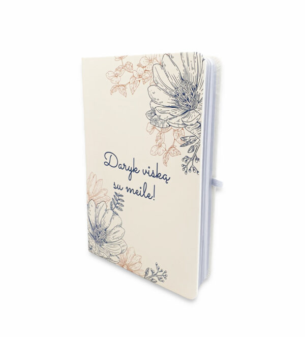 White Notebook ,,Daryk viska su meile,, - Image 3