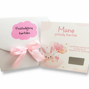 Scratch-off card set ,,Mano pazadu korteles-Zuikute,,