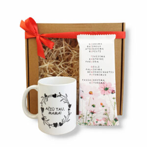 Gift set with chocolate and cup,, Aciu tau,mama,,