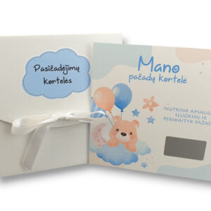 Scratch-off card set ,,Mano pazadu korteles-Meskiukas,,