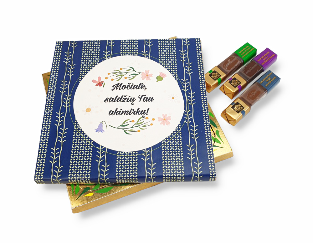 Chocolate assortment  ,,Mociute,saldziu tau akimirku,,