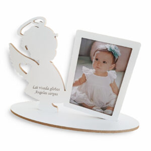 Stand up Photo Frame ,,Lai visada globos angelas sargas,,