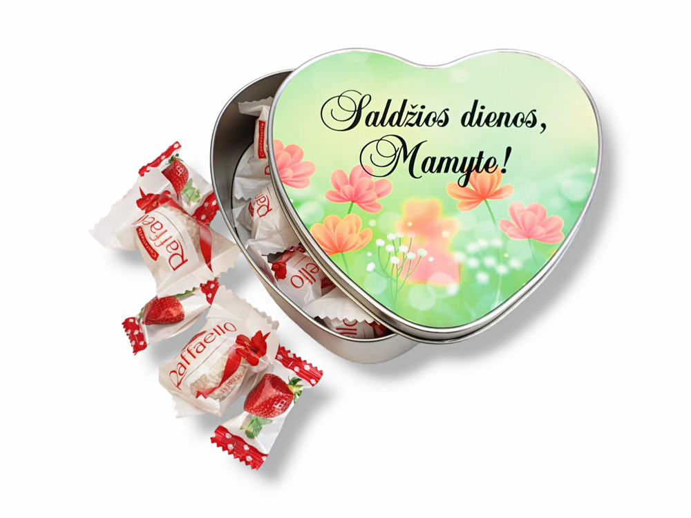 Metal candy box ,,Saldzios dienos,Mamyte,,