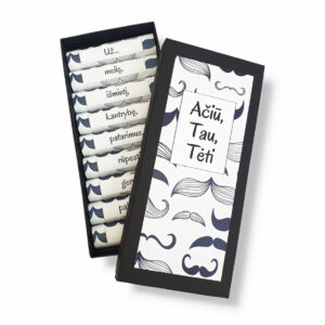 Mini chocolate set  ,,Aciu,Tau,Teti,,