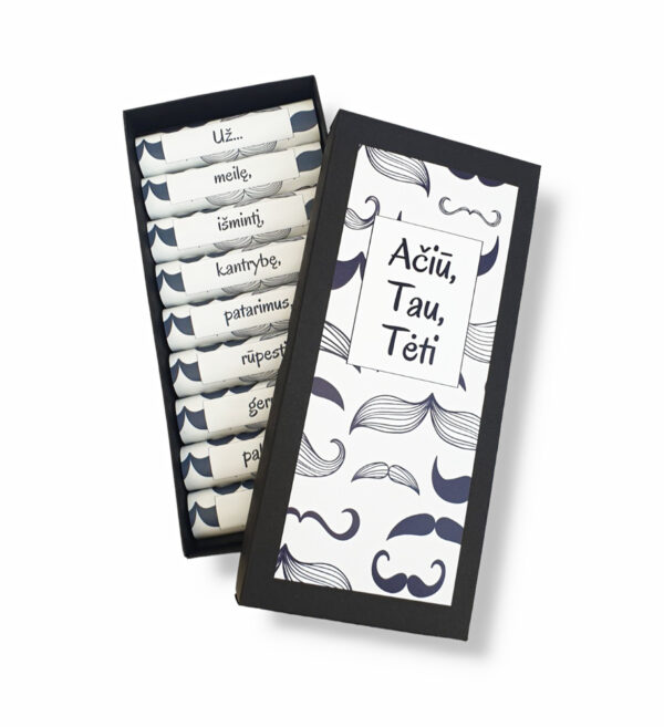 Mini chocolate set  ,,Aciu,Tau,Teti,,