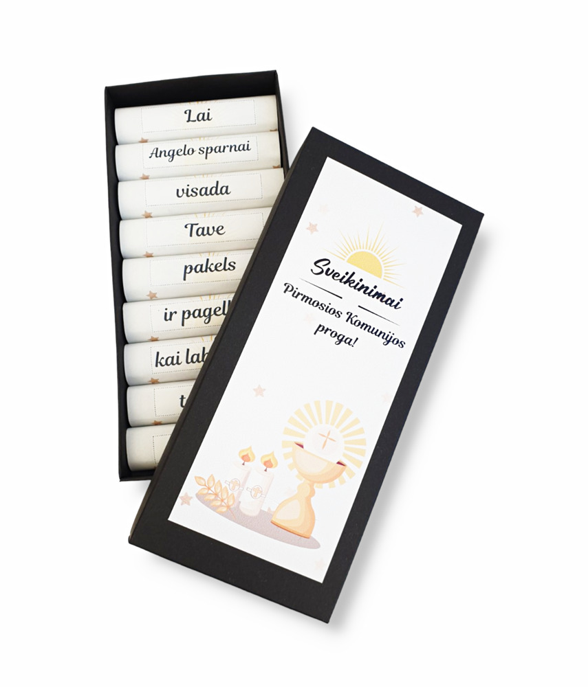 Mini chocolate set ,,Sveikinimai Pirmosios Komunijos proga,, - Image 2