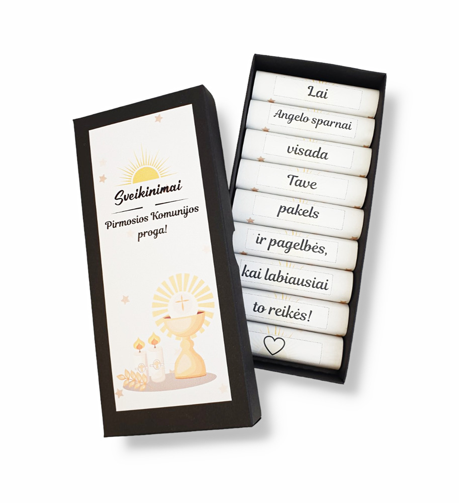 Mini chocolate set ,,Sveikinimai Pirmosios Komunijos proga,,