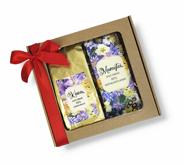 Gift set with chocolate and coffee,, Nepakartojamos dienos,,