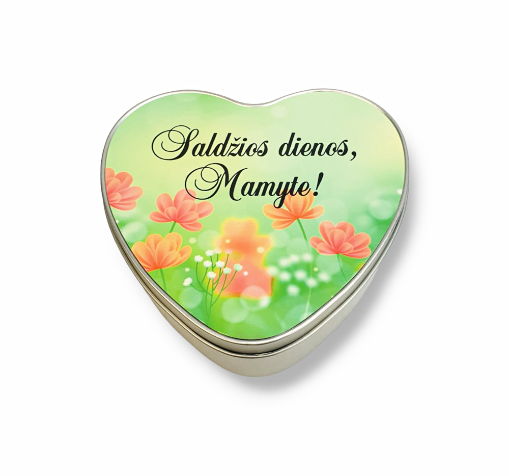 Metal candy box ,,Saldzios dienos,Mamyte,, - Image 2