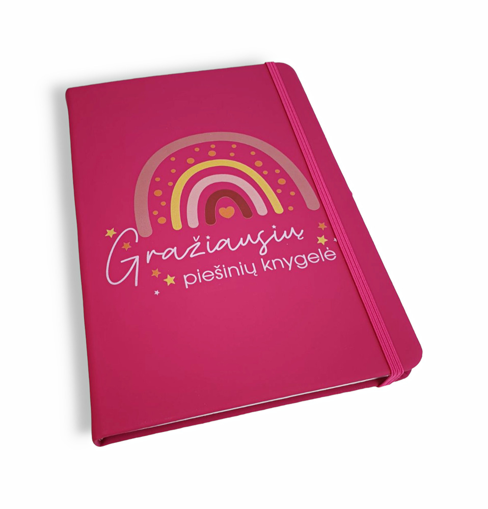 Pink Notebook ,,Graziausiu piesiniu knygele,,