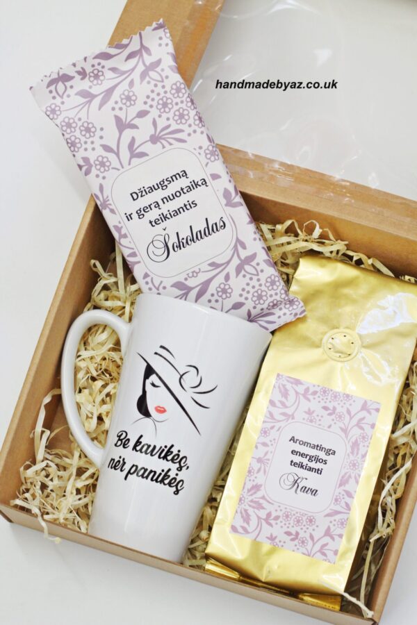 Gift set with chocolate and coffee,, Be kavikes ner panikes,,